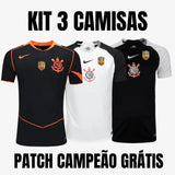 Kit Corinthians 2025 + Patch Campeão Copa do Brasil Grátis