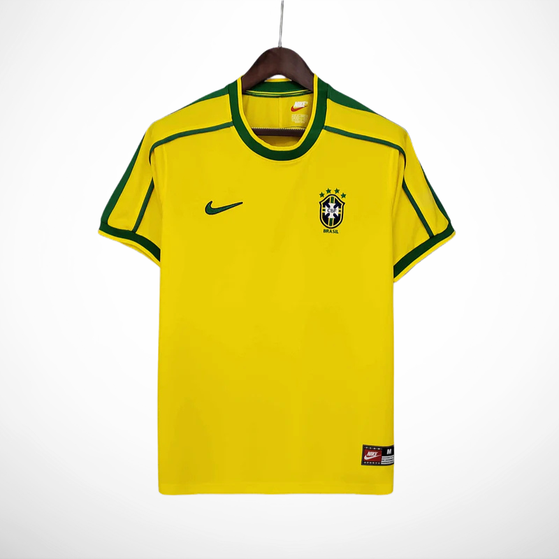 Camisa Seleção Brasil Home - Retrô 1998