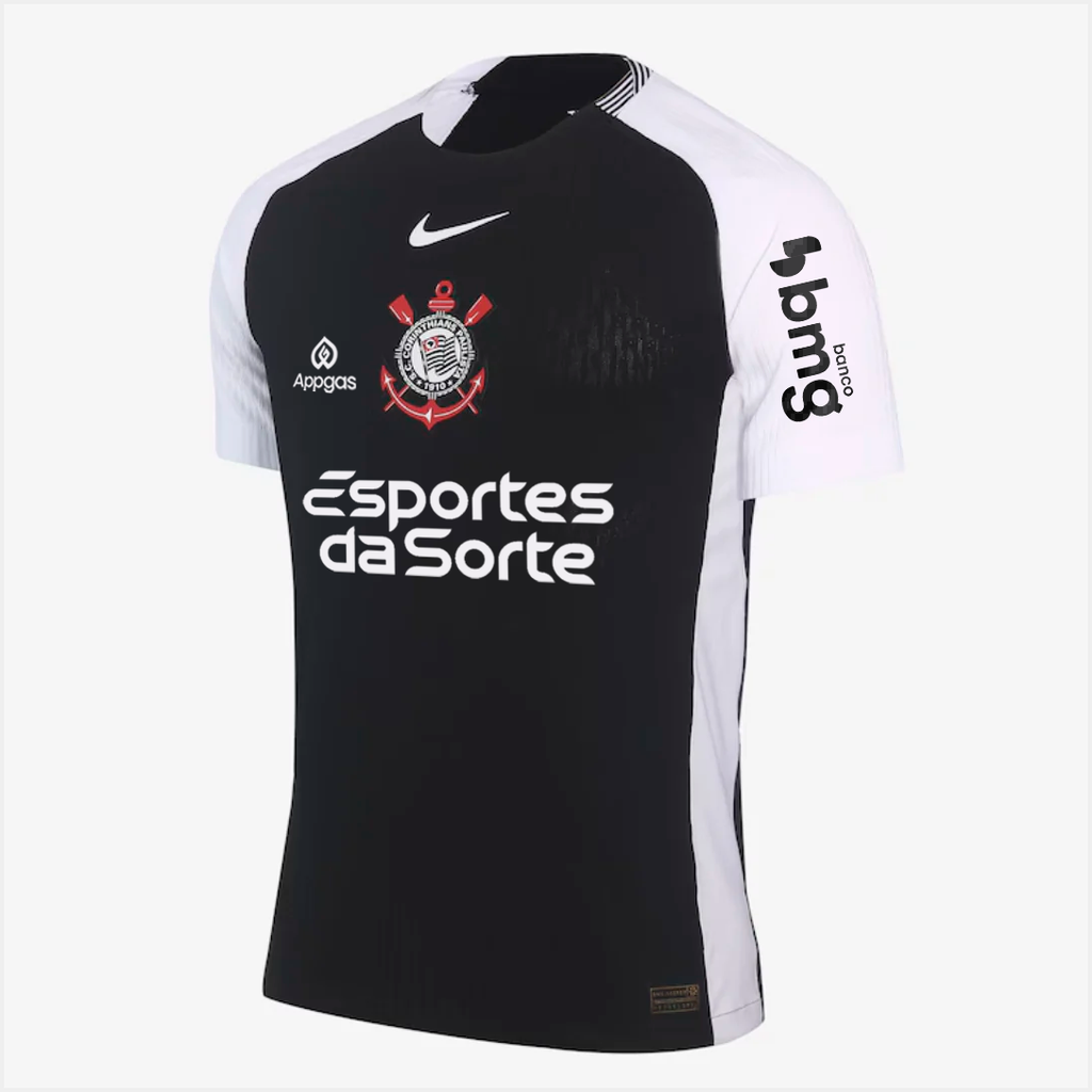 Camisa Nike Corinthians 2025/26 II Jogador Com Patrocínios