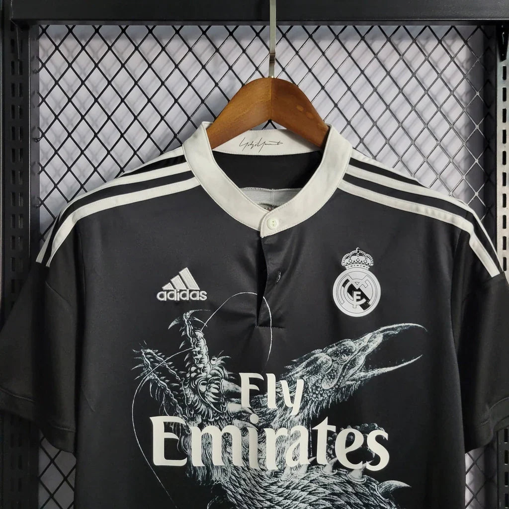 Camisa Retrô Real Madrid III Third 2014/15 Masculino Preto