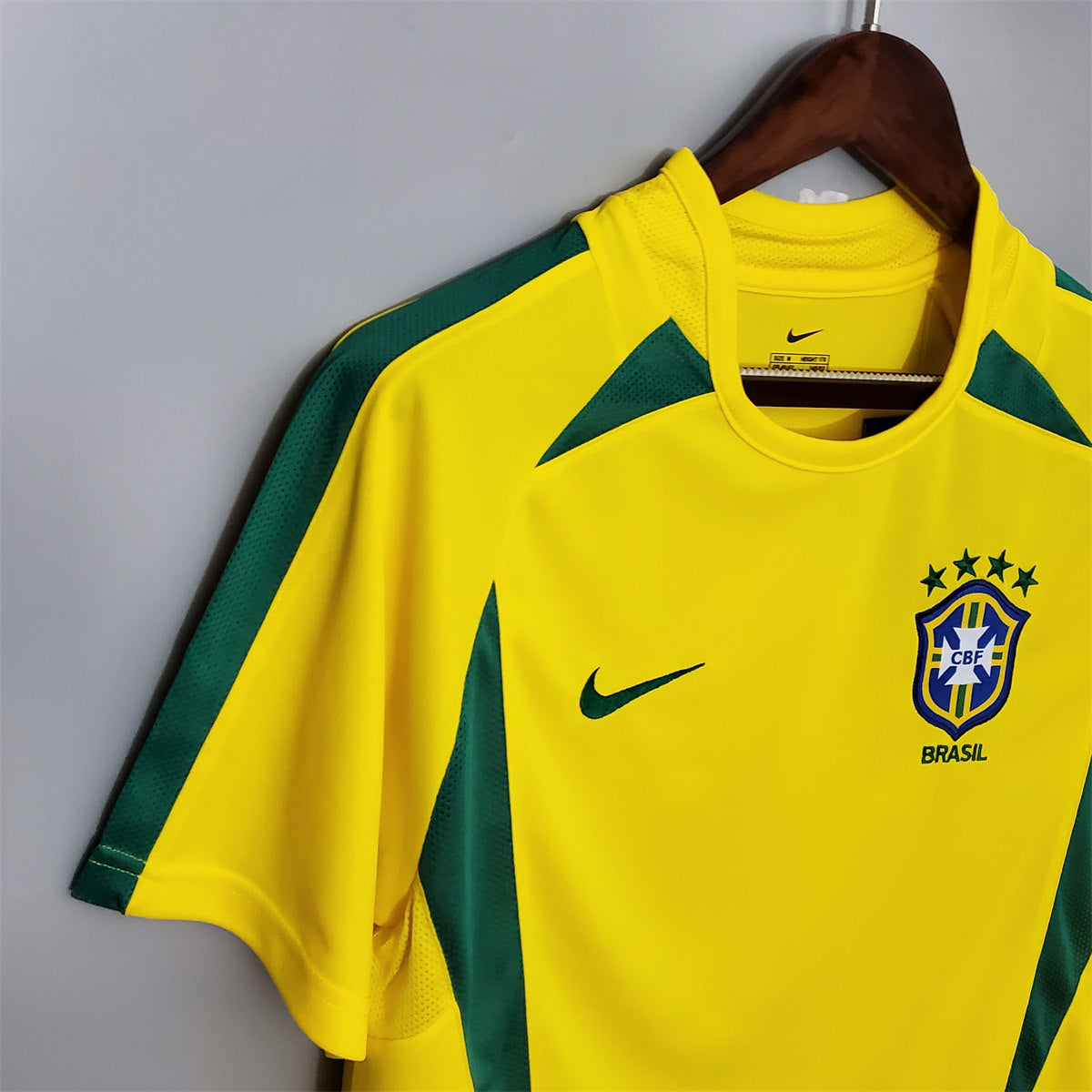 Camisa Seleção Brasil Home - Retrô 2002