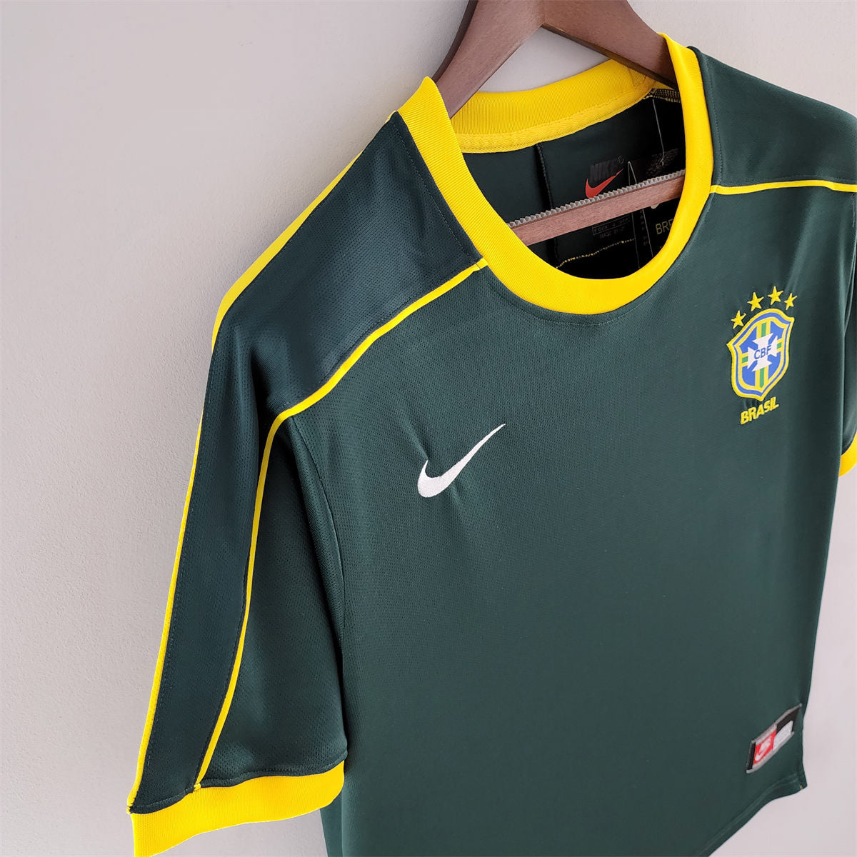 Camisa Seleção Brasil Goleiro - Retrô 1998