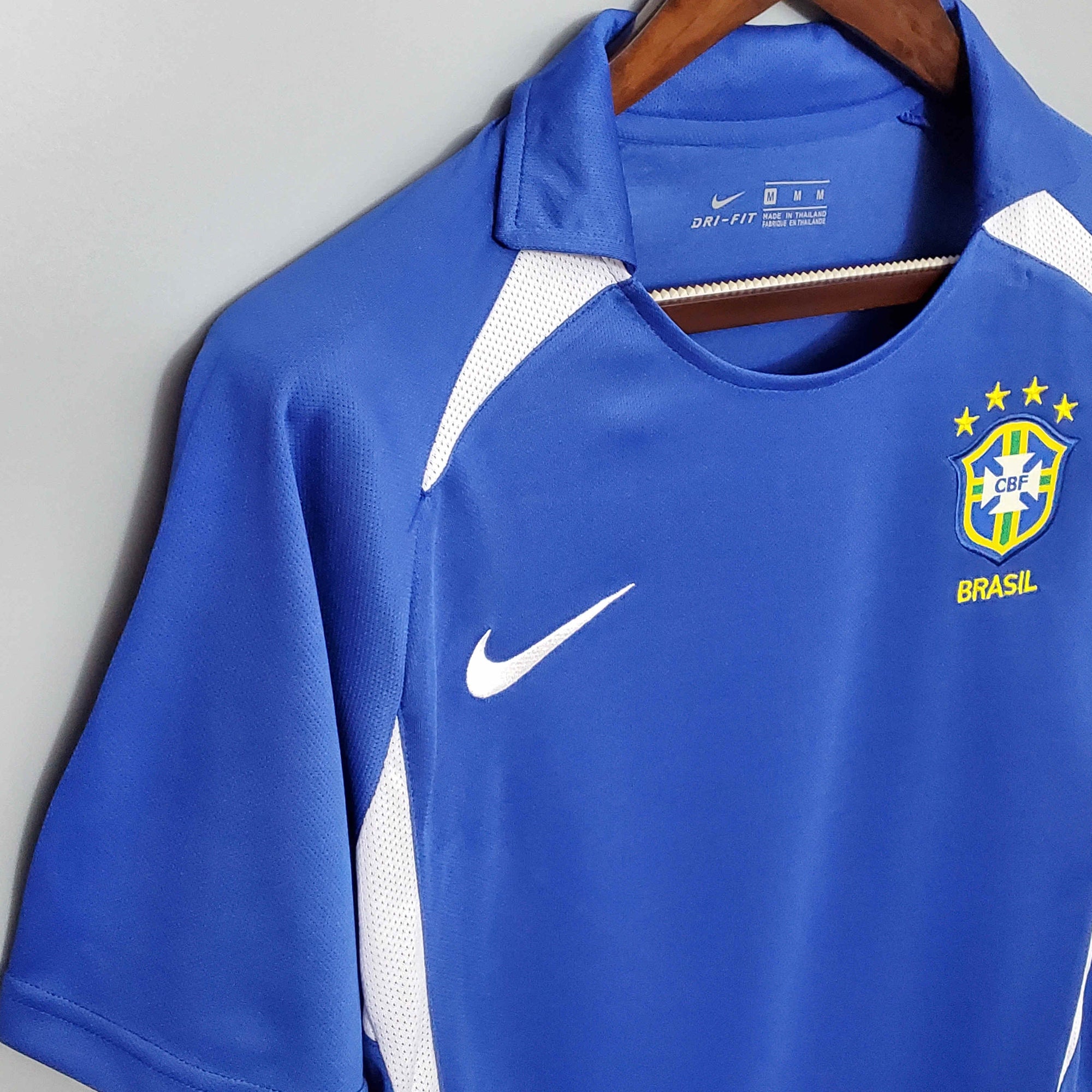 Camisa Seleção Brasil II - Retrô 2002
