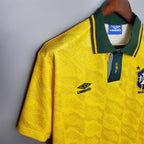 Camisa Seleção Brasil Home - Retrô 1991/93