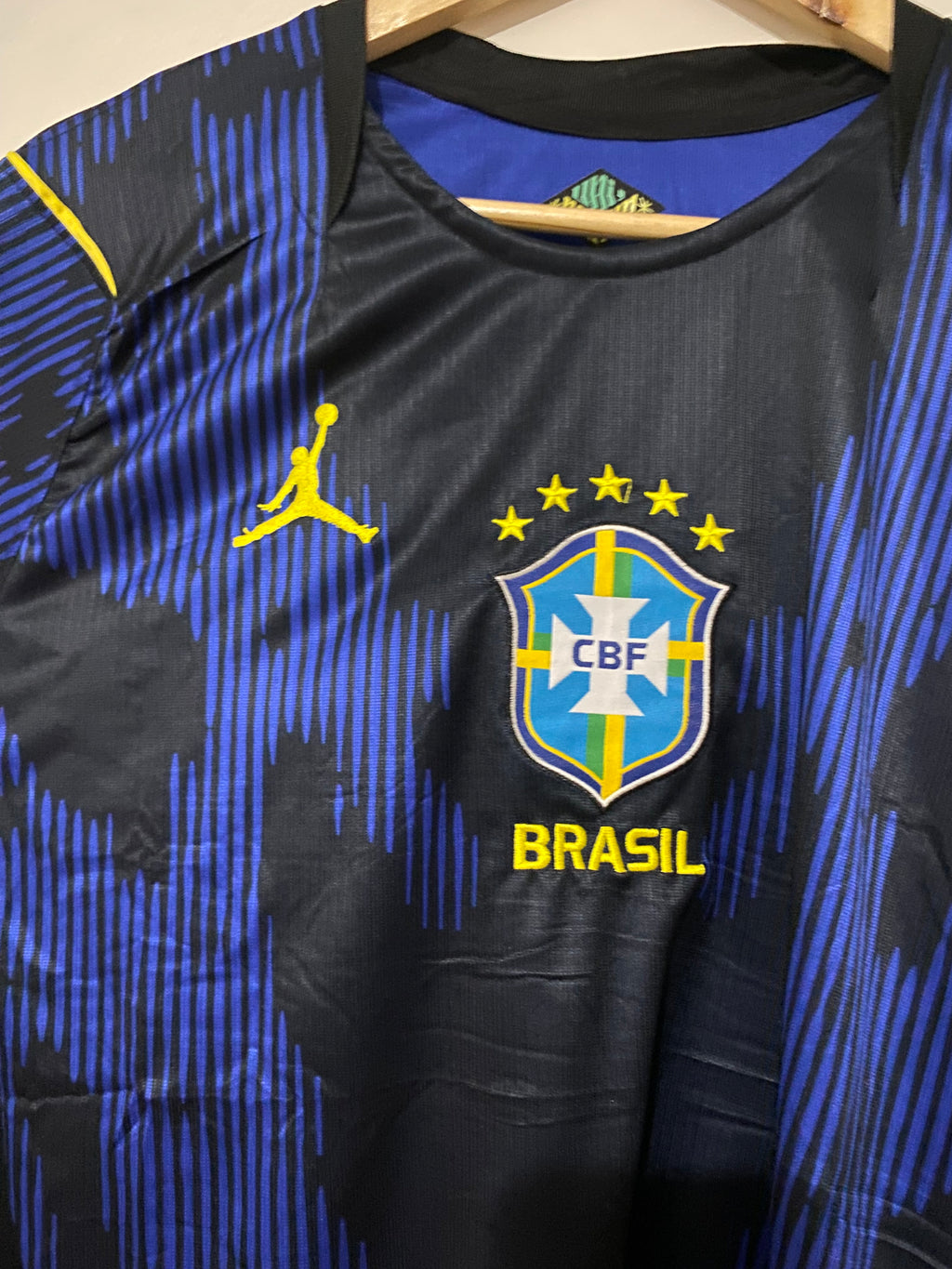 Camisa Futebol Brasil Copa do Mundo 2026 II Torcedor Azul Masculina [PRONTA ENTREGA]