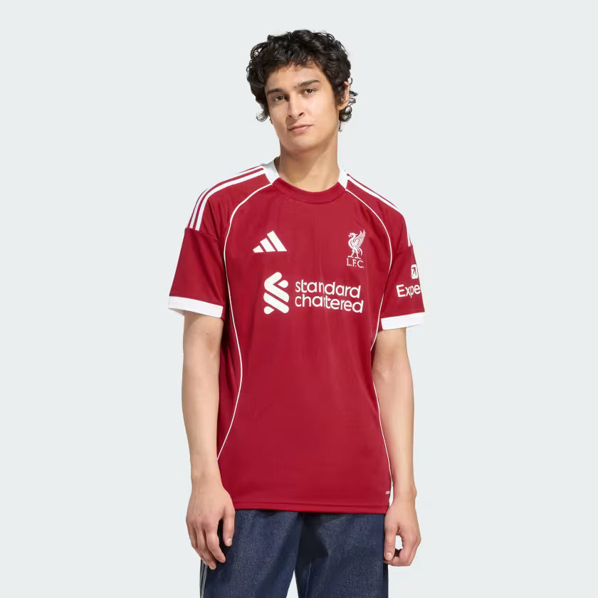 Camisa Liverpool I 2025/26 - Torcedor Masculina