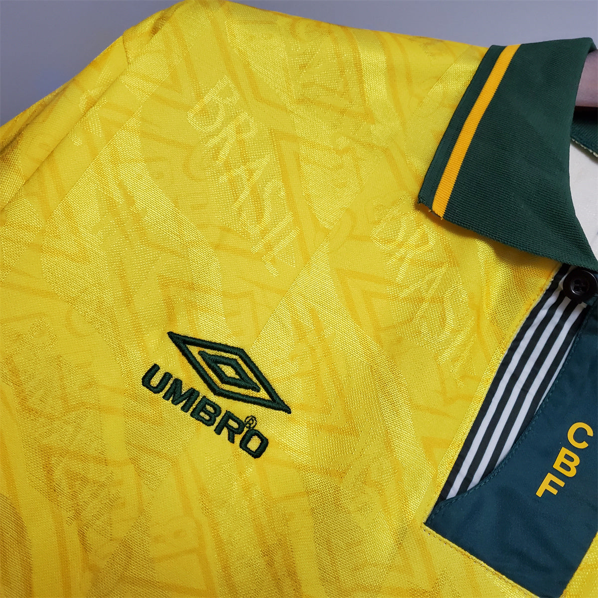 Camisa Seleção Brasil Home - Retrô 1991/93