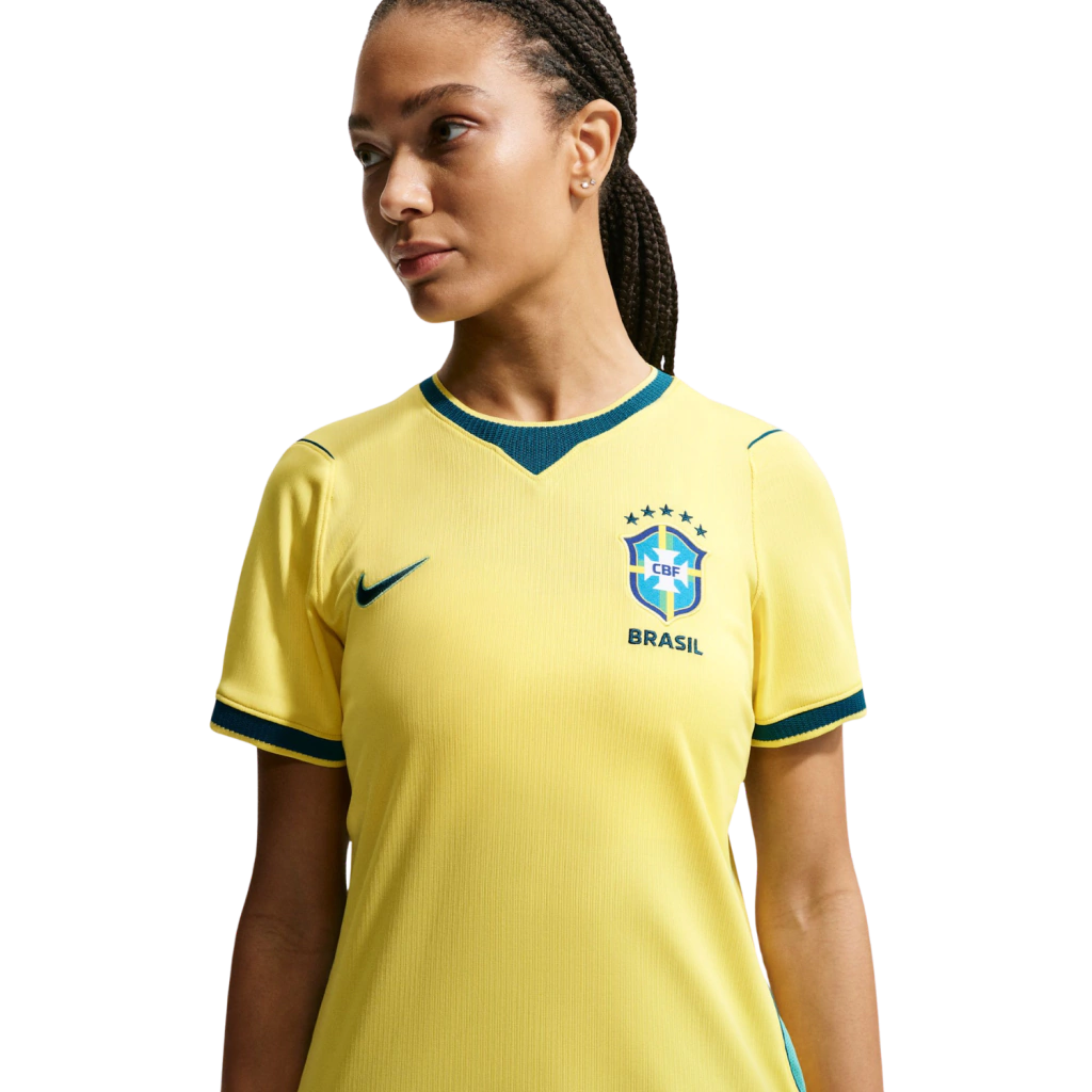 Camisa Brasil I Nike 2026/27 Feminina - Amarela
