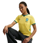 Camisa Brasil I Nike 2026/27 Feminina - Amarela